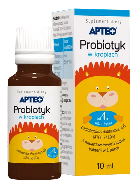 APTEO Probiotyk W Kroplach Dla Dzieci 10 Ml Ekopteka Pl