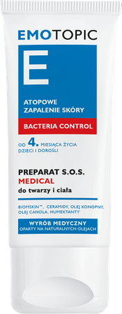 EMOTOPIC BACTERIA Preparat SOS do twrzy ciała AZS