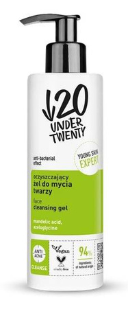 LIRENE U20 Oczyszczający żel do mycia twarzy 190ml