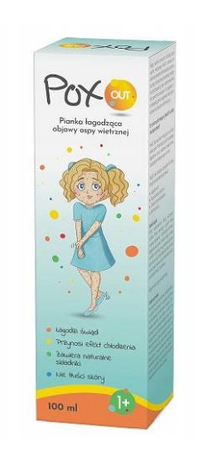 PoxOUT Pianka łagodząca objawy ospy wietrznej100ml