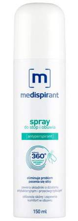 Medispirant spray do stóp i obuwia ANTYPERPSIRANT