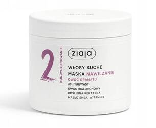 ZIAJA OWOC GRANATU MASKA DO WŁOSÓW NAWILŻANIE 350g