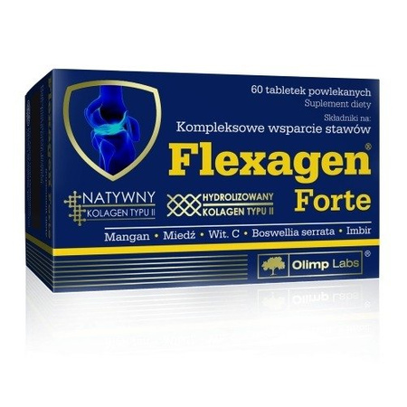 Olimp FLEXAGEN FORTE 60 STAWY KOLAGEN GLUKOZAMINA