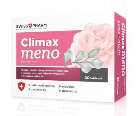 CLIMAX MENO NA MENOPAUZĘ IZOFLAWONY + WITAMINY D E