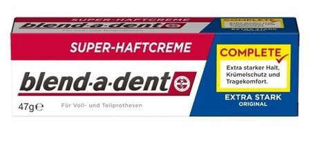 BLEND-A-DENT EXTRA STARK MOCNY KLEJ DO PROTEZ ORYG