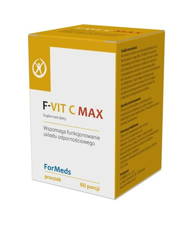 F-VIT C MAX WITAMINA C kwas L-askorbinowy D3 cynk