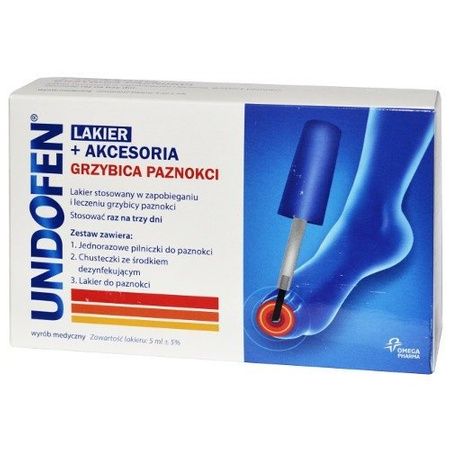 UNDOFEN Lakier do Paznokci 5 ml GRZYBICA FUNGAL