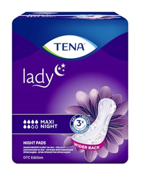 WKŁADY ANATOMICZNE TENA LADY MAXI NIGHT 12 SZT