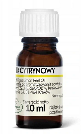 HERBAPOL KRAKÓW Olejek eteryczny CYTRYNOWY 10 ml