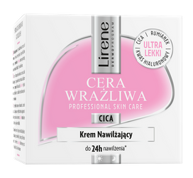    LIRENE CERA WRAŻLIWA KREM NAWILŻAJĄCY CICA 50ml