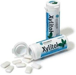 XYLITOL GUMA 30 SZTUK MIRADENT MIĘTA PIEPRZOWA