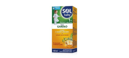 SOLBABY SYROP NA GARDŁO CHRYPKĘ DLA DZIECI SOL