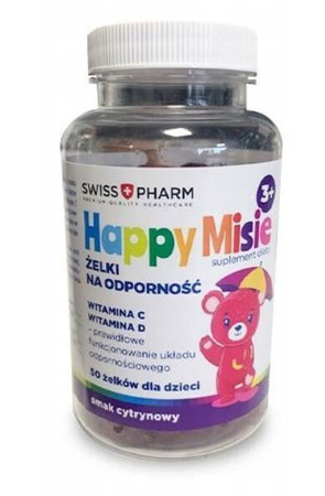 Swiss Pharm Happy Misie Żelki acerola na odporność