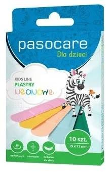 PASOCARE PLASTRY opatrunkowe dla dzieci NEONOWE