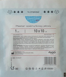 Plaster jałowy opatrunkowy 10 x 10 cm PASOCARE MED