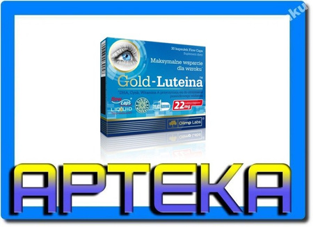 OLIMP GOLD LUTEINA 30 kaps. NA WZROK OCZY CYNK DHA