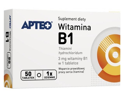 Witamina B1 50 tabletek APTEO NA SECE UKŁ. NERWOWY