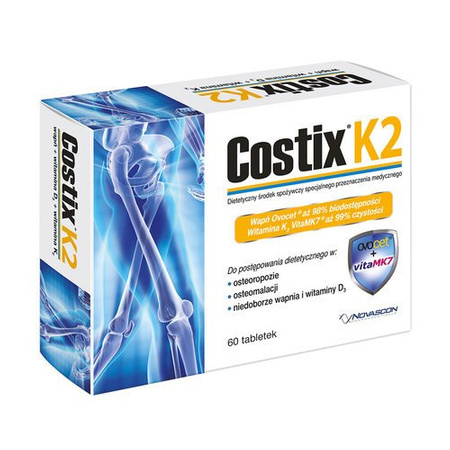 COSTIX K2 WITAMINA MK7 WAPŃ KOŚCI OSTEOPOROZA