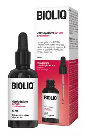 BIOLIQ PRO SERUM ODMŁADZAJACE Z RETINOLEM NA NOC