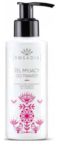 ROSADIA Żel myjący do twarzy hydrolat z róży 150ml