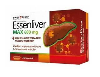 Essenliver Max 600 NA WĄTROBĘ CHOLINA FOSFOLIPIDY