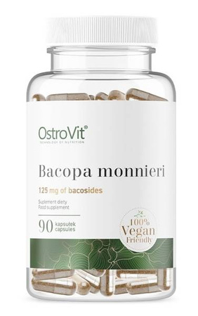 OSTROVIT BACOPA BRAHMI PAMIĘĆ KONCNETRACJA 90 kaps