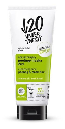 Under Twenty oczyszczający peeling do twarzy 100ml