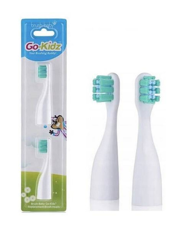 BRUSH BABY KOŃCÓWKI DO SZCZOTECZKI GOKIDZ 3-6 lat