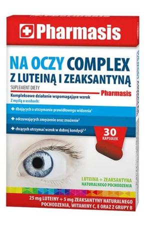 NA OCZY COMPLEX  Z LUTEINĄ 25 mg i ZEAKSANTYNĄ