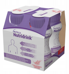 Nutridrink o smaku TRUSKAWKA 4x125ml