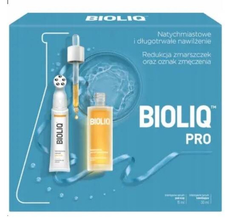 BIOLIQ Pro ZESTAW SERUM NAWILŻAJĄCE + S. POD OCZY