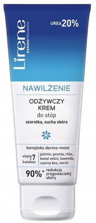 LIRENE Krem odżywczy do stóp MOCZNIK 20% NAWILŻA