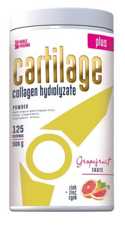 CARTILAGE PLUS KOLAGEN WOŁOWY STAWY KOŚCI SMAK GRAPEFRUIT 500g