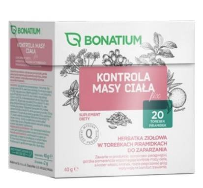 BONATIUM KONTROLA MASY CIAŁA herbatka ziołowa 30