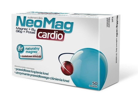 NEOMAG CARDIO MAGNEZ POTAS B6 ZDROWE SERCE 50 tabl