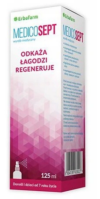 MEDICOSEPT SPRAY ODKAŻAJĄCY PŁYN NA RANY