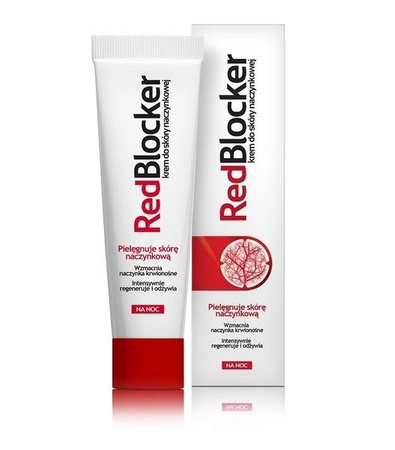 REDBLOCKER KREM NA NOC PIELĘGNUJE NACZYNKA 50 ml