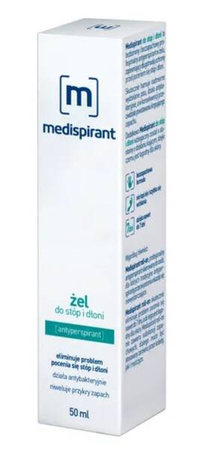 MEDISPIRANT ŻEL ANTYPERSPIRANT DO STÓP I DŁONI 50