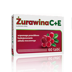  Żurawina C+E WITAMINA C E NA UKŁAD MOCZOWY 60 tbl