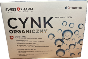 CYNK ORGANICZNY 60 tabletek 15mg SWISS PHARM