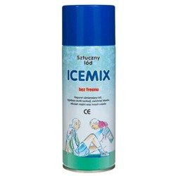 ICEMIX SPRAY SZTUCZNY LÓD NA STŁUCZENIA BÓL MIĘŚNI