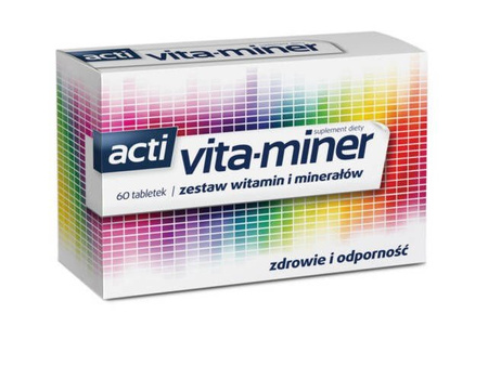 VITA-MINER ACTI  WITAMINY I MINERAŁY Vitaminer 60 