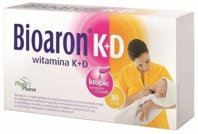 BIOARON WITAMINA K+D DLA DZIECI TWIST-OFF 30 szt