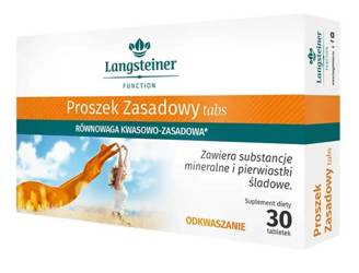 Langsteiner Proszek zasadowy  30 tabletek mangan