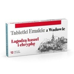 TABLETKI EMSKIE Z WADOWIC kaszel chrypka EMS