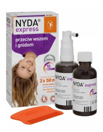 NYDA EXPRESS PREPARAT PRZECIW WSZOM GNIDOM 2x50ml