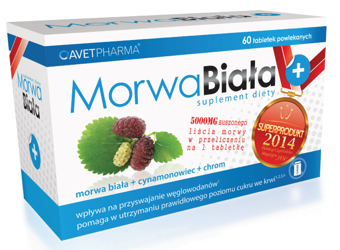 Morwa Biała 60 PLUS Cynamonowiec Chrom ODCHUDZANIE