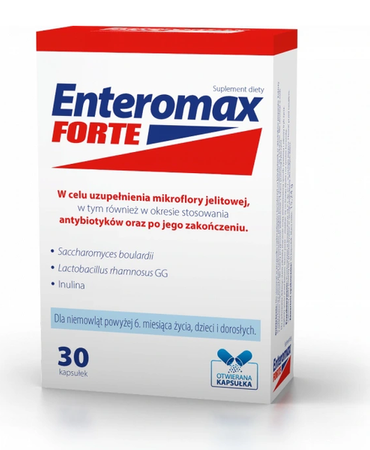 ENTEROMAX FORTE PROBIOTYK Lactobacillus rhamnosus