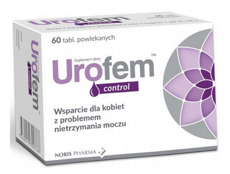 UROFEM CONTROL NA NIE TRZYMANIE MOCZU 60 tabletek