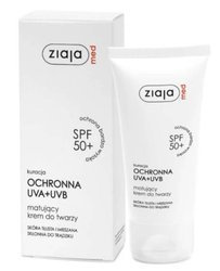 ZIAJA MED SPF 50+ MATUJĄCY KREM DO TWARZY